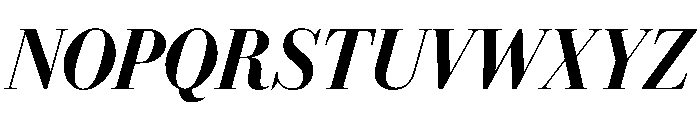 Eugenio Serif Poster Medium Italic Font UPPERCASE