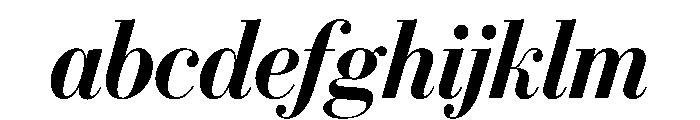 Eugenio Serif Poster Medium Italic FONT