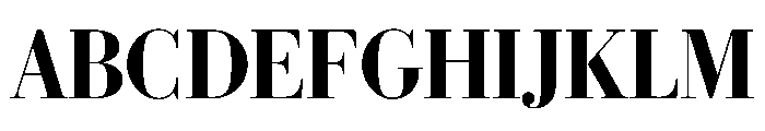Eugenio Serif Poster Medium Font UPPERCASE