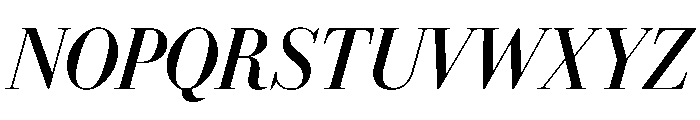 Eugenio Serif Poster Regular Italic Font UPPERCASE
