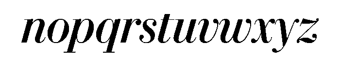Eugenio Serif Poster Regular Italic Font LOWERCASE