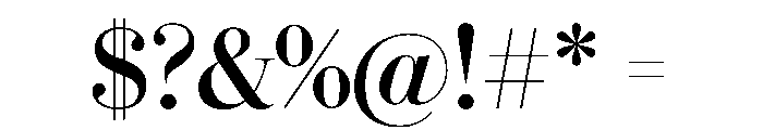 Eugenio Serif Poster Regular Font OTHER CHARS