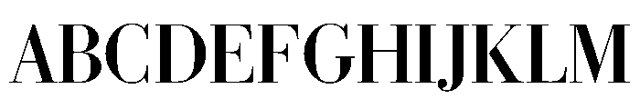 Eugenio Serif Poster Regular Font UPPERCASE