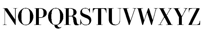 Eugenio Serif Poster Regular Font UPPERCASE