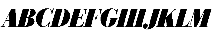 Eugenio Serif Poster Ultra Italic Font UPPERCASE
