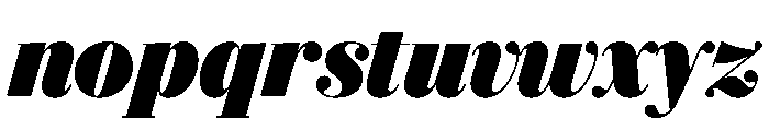 Eugenio Serif Poster Ultra Italic Font LOWERCASE