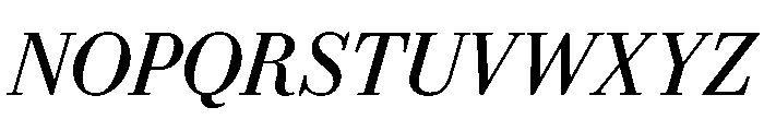 Eugenio Serif Regular Italic Font UPPERCASE