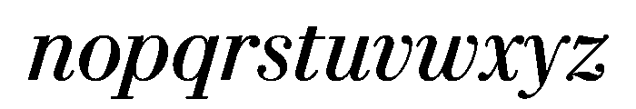 Eugenio Serif Regular Italic Font LOWERCASE