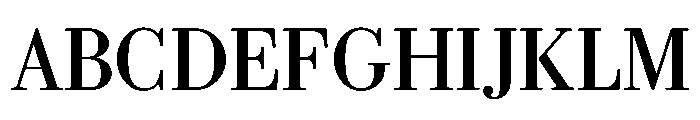 Eugenio Serif Regular Font UPPERCASE