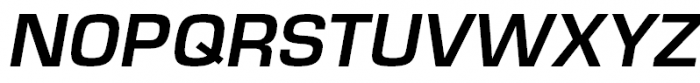 Europe Demi Bold Oblique Font UPPERCASE