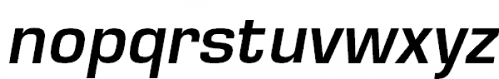 Europe Demi Bold Oblique Font LOWERCASE