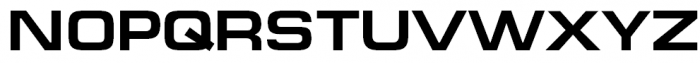 Europe Extended Bold Font UPPERCASE