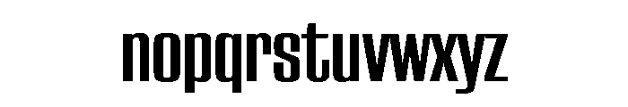 Europa Grotesque Bold Font LOWERCASE