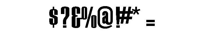 Europa Grotesque Extra Bold Font OTHER CHARS