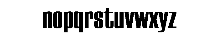 Europa Grotesque Extra Bold Font LOWERCASE