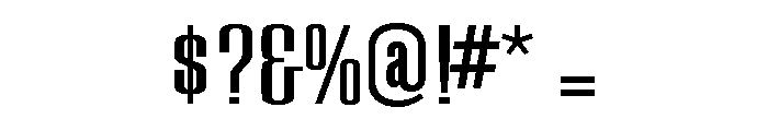 Europa Grotesque Medium Font OTHER CHARS