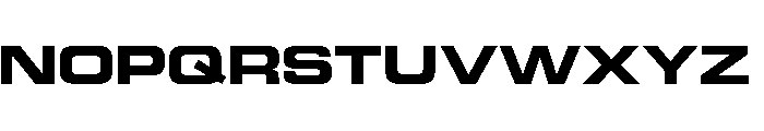 Eurostile Extended Bold Font UPPERCASE