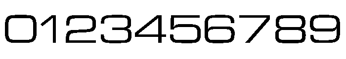 Eurostile Extended Regular Font OTHER CHARS