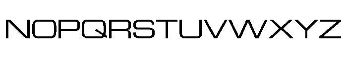 Eurostile Extended Regular Font UPPERCASE
