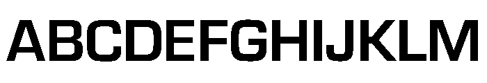 Eurostile Medium Font UPPERCASE
