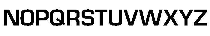 Eurostile Medium Font UPPERCASE