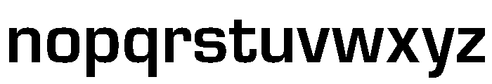 Eurostile Medium Font LOWERCASE