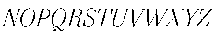 Evalfey Variable Light Italic Font UPPERCASE