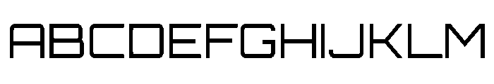 Evolver Variable Light Font UPPERCASE