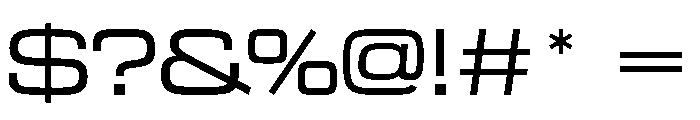 Evolver Variable Medium Font OTHER CHARS