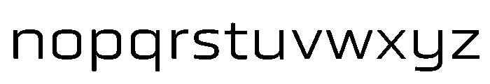 Evolver Variable Regular Font LOWERCASE