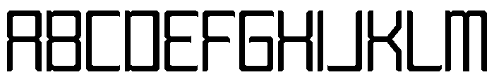 EVOLNIX-Regular Font UPPERCASE