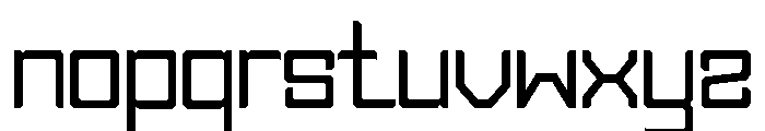 EVOLNIX-Regular Font LOWERCASE