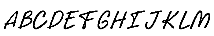 Evalluasy-Regular Font UPPERCASE