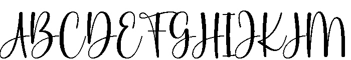 Evalyne Font UPPERCASE