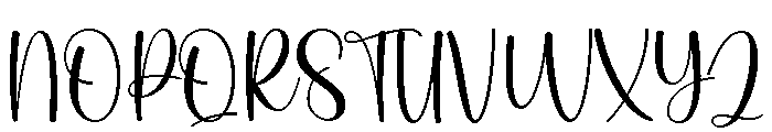 Evalyne Font UPPERCASE