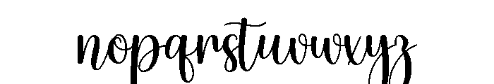 Evalyne Font LOWERCASE