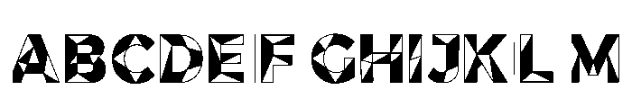 Evander Regular Font UPPERCASE