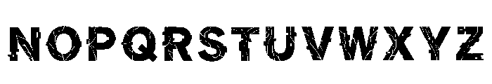 Evandor Regular Font UPPERCASE