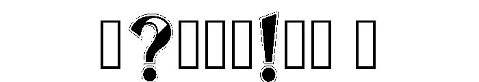 Evans Regular Font OTHER CHARS