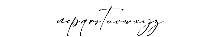 Evanthia Regular Font LOWERCASE