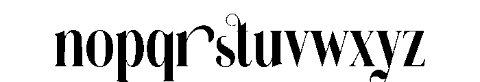 Evellune Font LOWERCASE