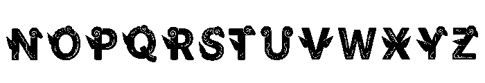 Eveln Regular Font UPPERCASE