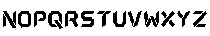 Evening Regular Font UPPERCASE
