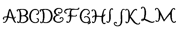 EverAfter Font UPPERCASE