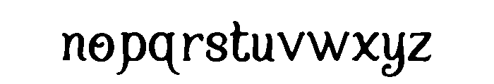 EverAfter Font LOWERCASE