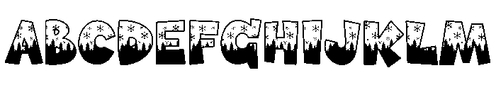 EverFrostia Font UPPERCASE