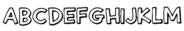 Everblessed Font UPPERCASE