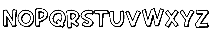 Everblessed Font UPPERCASE