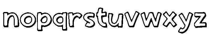 Everblessed Font LOWERCASE