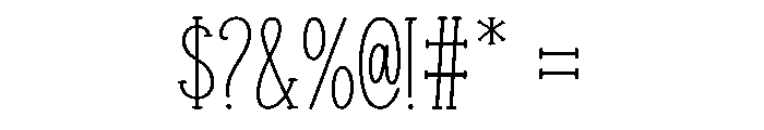 Evercharm Font OTHER CHARS